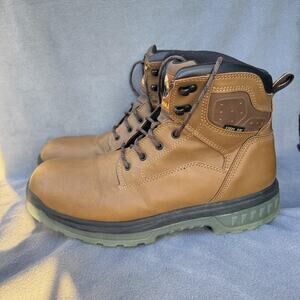 Brahma Boots Mens Size 10.5 Brown Steel Toe ASTM F2413-18 Work Safety Shoes
